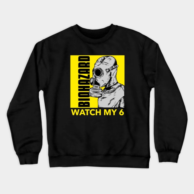 Biohazard Gamer Crewneck Sweatshirt by A Reel Keeper